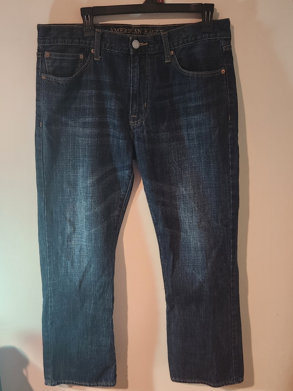 American Eagle Relaxed Fit Jeans Mens 33x30 Blue Denim Pants